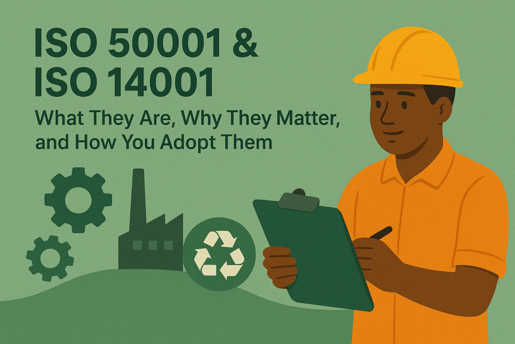 ISO 50001 & ISO 14001: What They Are, Why They Matter, and How You Adopt Them